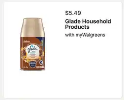 Walgreens Glade Household Products offer