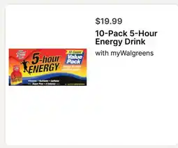 Walgreens 10-Pack 5-Hour Energy Drink offer