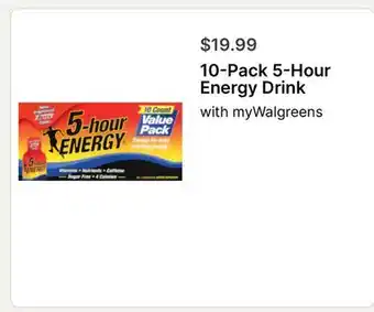 Walgreens 10-Pack 5-Hour Energy Drink offer