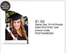 Walgreens Same Day 11×14 Poster offer