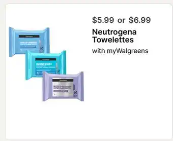 Walgreens Neutrogena Towelettes offer