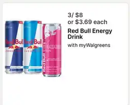 Walgreens Red Bull Energy Drink offer