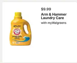 Walgreens Arm & Hammer Laundry Care offer