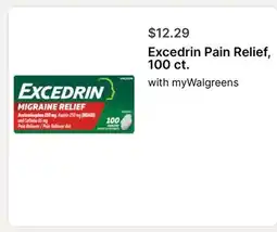 Walgreens Excedrin Pain Relief offer