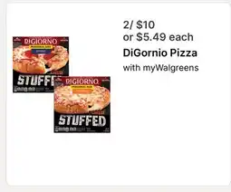 Walgreens DiGornio Pizza offer