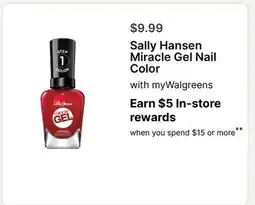 Walgreens Sally Hansen Miracle Gel Nail Color offer