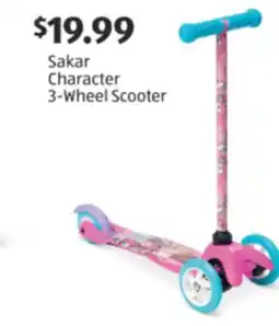 Aldi Sakar Character 3-Wheel Scooter offer