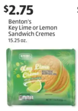 Aldi Benton's Key Lime or Lemon Sandwich Cremes offer