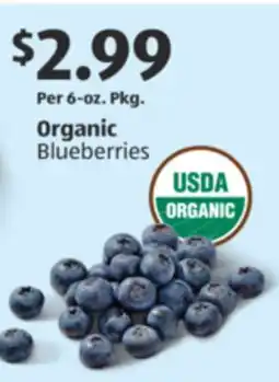 Aldi Organic Blueberries offer