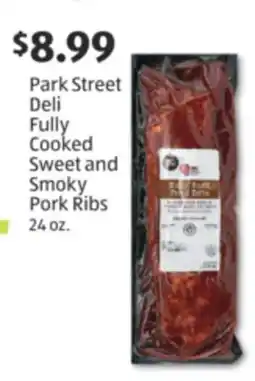 Aldi Park Street Deli Fully Cooked Sweet and Smoky Pork Ribs offer