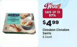 Grocery Outlet Cinnabon Swirls offer