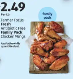 Aldi Fresh Antibiotic Free Family Pack Chicken Wings offer