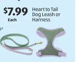 Aldi Heart to Tail Dog Leash or Harness offer