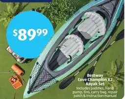 Aldi Bestway Cove Champion X2 Kayak Set offer