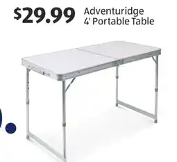 Aldi Adventuridge 4' Portable Table offer
