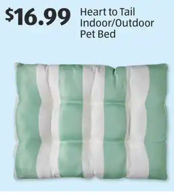 Aldi Heart to Tail Indoor/Outdoor Pet Bed offer