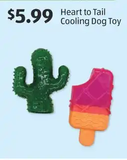 Aldi Heart to Tail Cooling Dog Toy offer