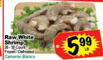 Superior Grocers Raw White Shrimp offer