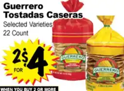 Superior Grocers Guerrero Tostadas Caseras offer
