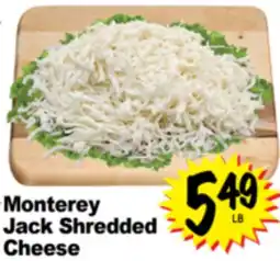 Superior Grocers Monterey Jack Shredded Cheese offer