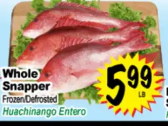Superior Grocers Whole Whole Snapper offer