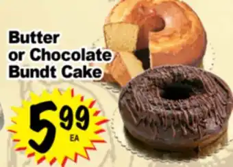 Superior Grocers Butter or Chocolate Bundt Cake offer