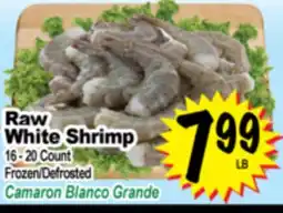 Superior Grocers Raw White Shrimp offer