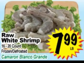 Superior Grocers Raw White Shrimp offer