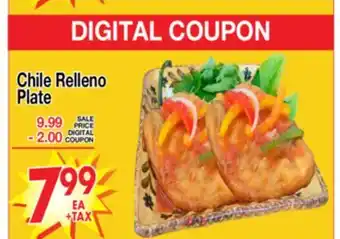 Superior Grocers Chile Relleno Plate offer
