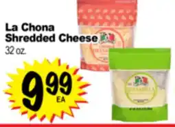 Superior Grocers La Chona Shredded Cheese offer