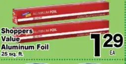 Superior Grocers Shoppers Value Aluminum Foil offer