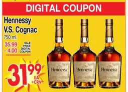 Superior Grocers Hennessy V.S. Cognac offer