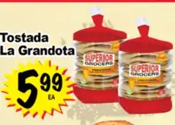 Superior Grocers Tostada La Grandota offer