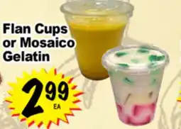 Superior Grocers Flan Cups or Mosaico Gelatin offer