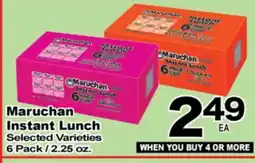 Superior Grocers Maruchan Instant Lunch offer