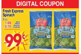 Superior Grocers Fresh Express Spinach offer