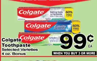 Superior Grocers Colgate Toothpaste offer