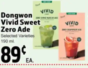 Superior Grocers Dongwon Vivid Sweet Zero Ade offer