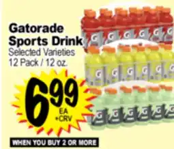 Superior Grocers Gatorade Sports Drink offer