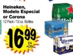 Superior Grocers Heineken, Modelo Especial or Corona offer