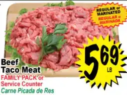 Superior Grocers Beef Taco Meat offer