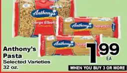 Superior Grocers Anthony's Pasta offer