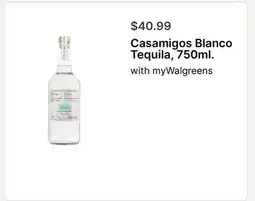 Walgreens Casamigos Blanco Tequila offer