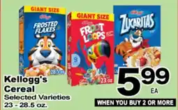 Superior Grocers Kellogg's Cereal offer