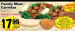 Superior Grocers Family Meal Carnitas offer