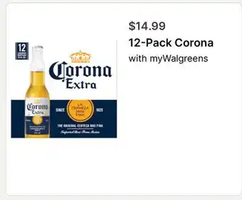 Walgreens 12-Pack Corona offer