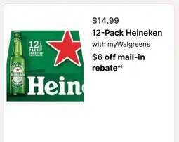 Walgreens 12-Pack Heineken offer