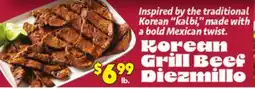 Vallarta Supermarkets KOREAN GRILL BEEF DIEZMILLO offer