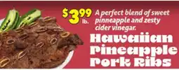 Vallarta Supermarkets Hawaiian Pineapple Pork Ribs offer