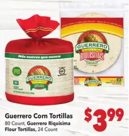 Vallarta Supermarkets Guerrero Corn Tortillas offer